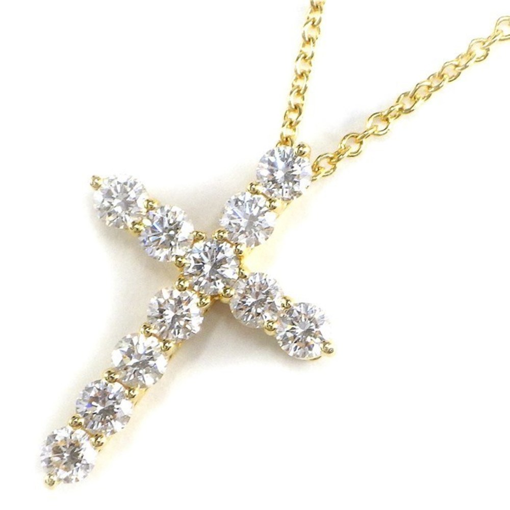 Tiffany Necklace Small Cross Diamond